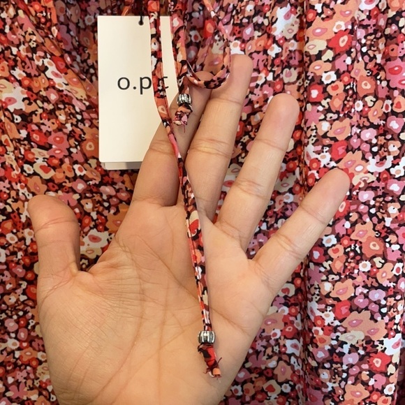 NWT Anthropologie O.P.T. Maxi Floral Ruffle Dress - Picture 9 of 12